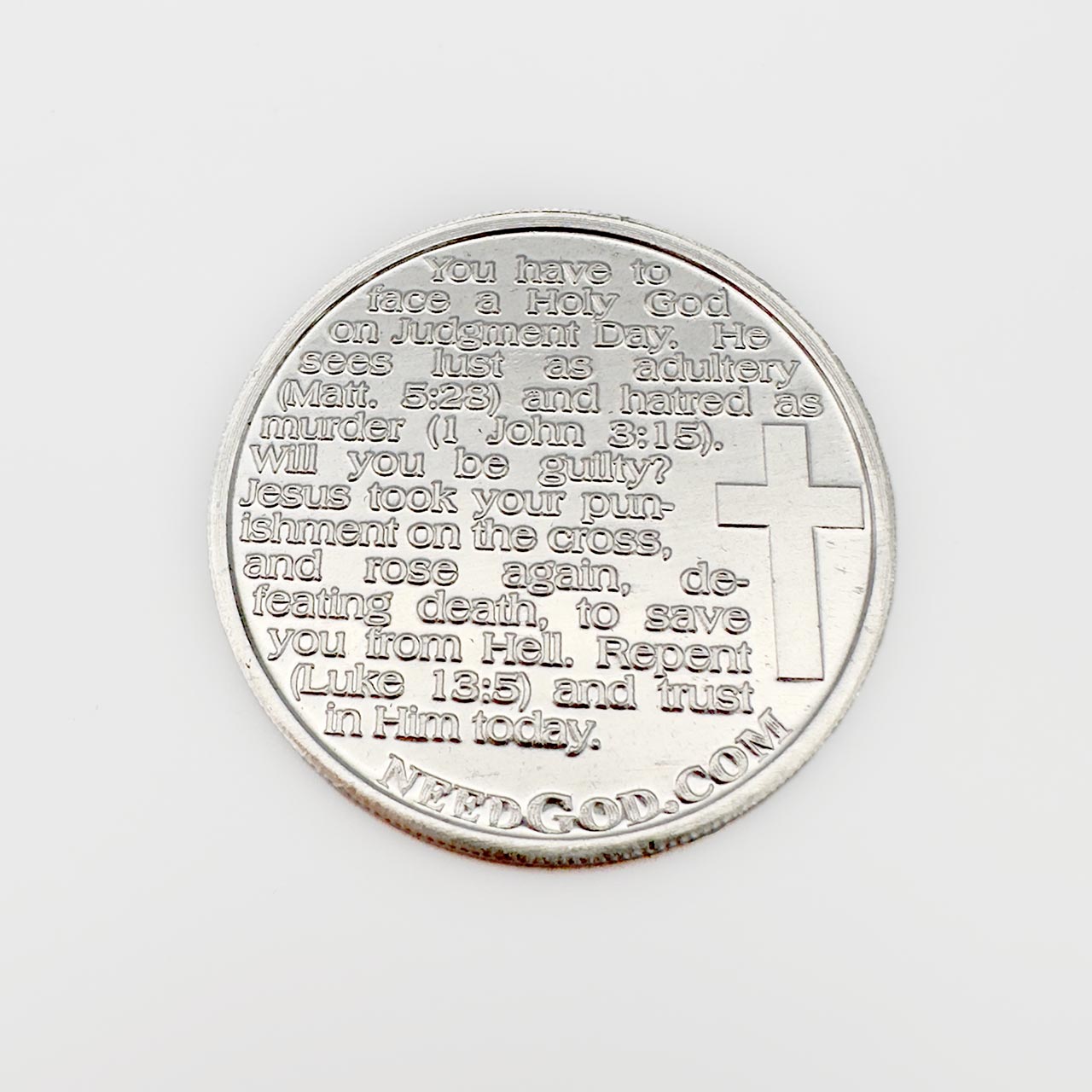 Ten Commandment Coins - Aluminium (50pk) - Image 2