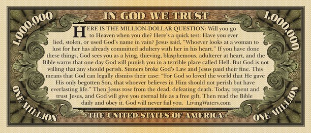 Halloween Million Dollar Bill (100pk) - Image 2