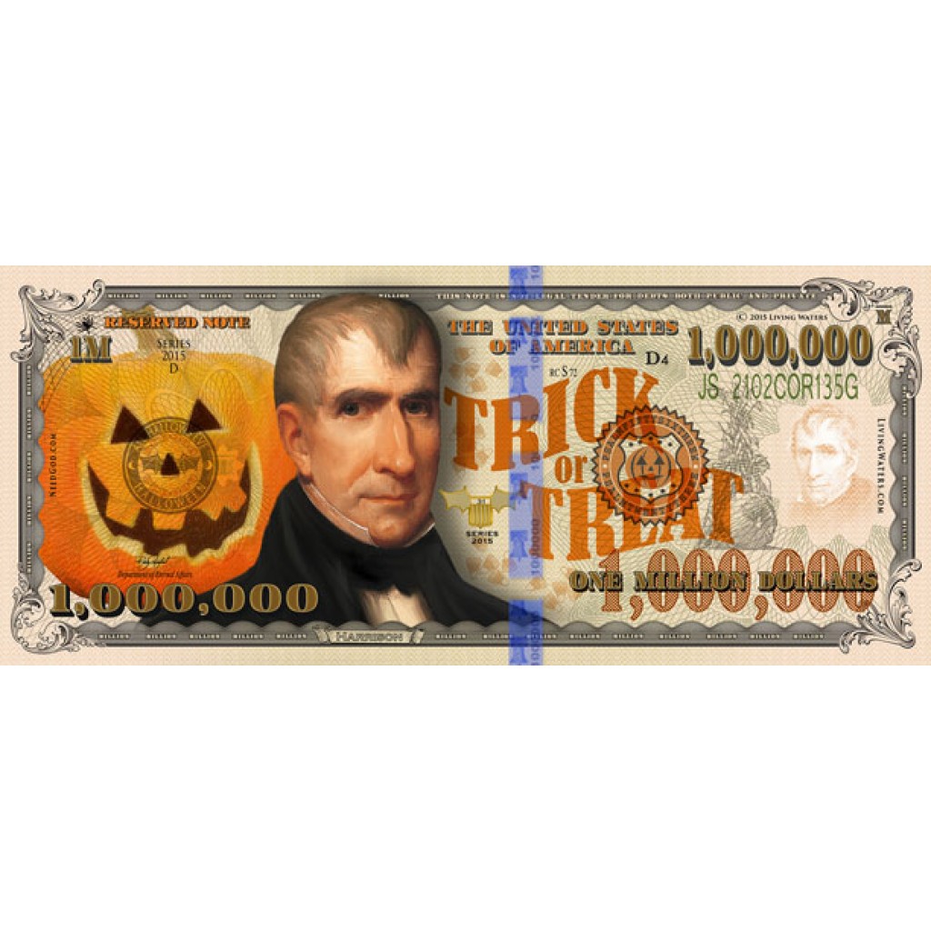 Halloween Million Dollar Bill (100pk)