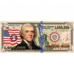 Patriotic Million Dollar Bill (100pk)