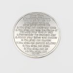 Ten Commandment Coins - Aluminium (50pk)